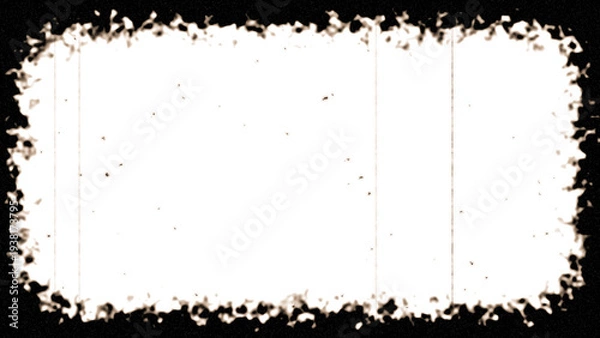 Obraz 古い映像風、怖い話のノイズエフェクトの枠