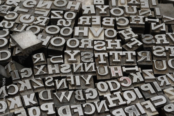 Fototapeta Lettertype