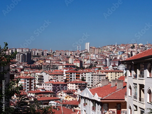 Obraz ankara urban transformation and irregular buildings