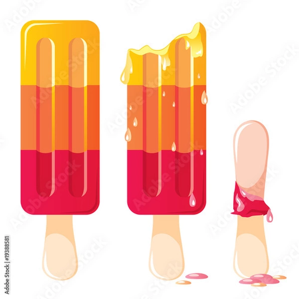 Obraz fruit popsicles