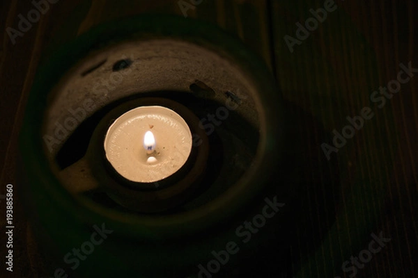 Obraz 土とろうそく