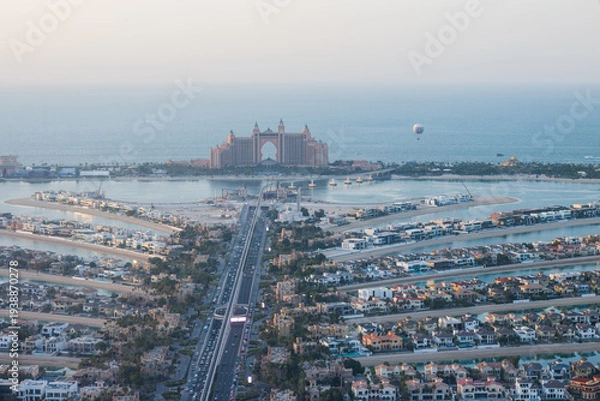 Obraz 展望台から眺める人工島の風景
