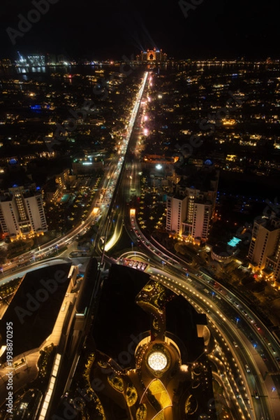 Obraz 展望台から眺める人工島の夜景