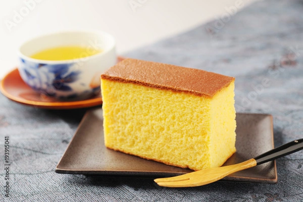 Obraz カステラとお茶