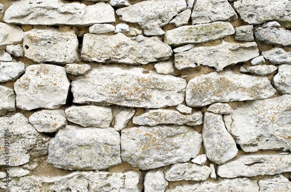 Obraz Old stone wall closeup