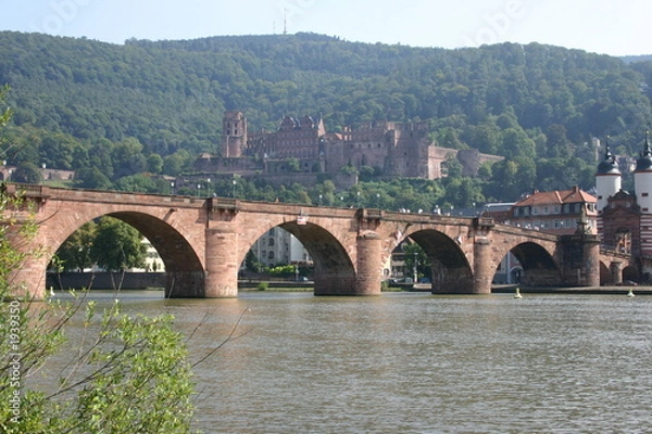 Obraz bridge in heidelberg