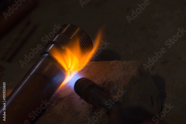 Obraz solder copper pipe