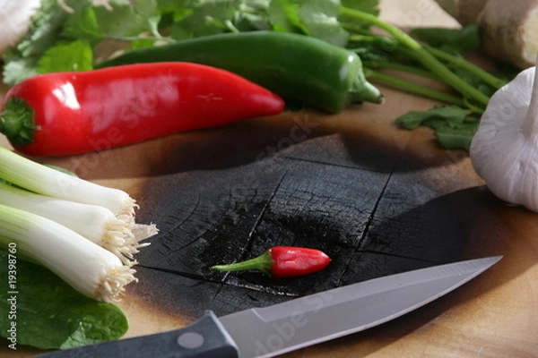 Obraz chilli - Birds eye