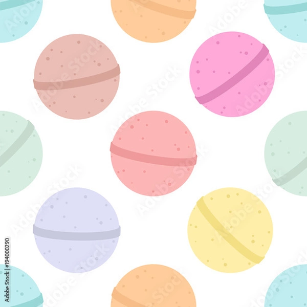 Fototapeta Bath bomb background