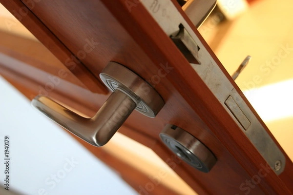 Obraz door handle and lock