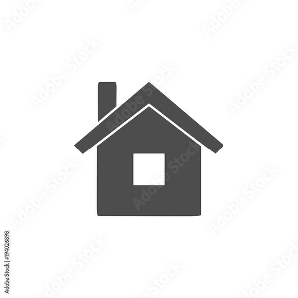 Obraz house icon.Element of popular contact us icon. Premium quality graphic design. Signs, symbols collection icon for websites, web design,