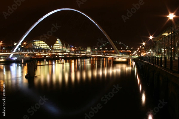 Obraz newcastle quayside at night