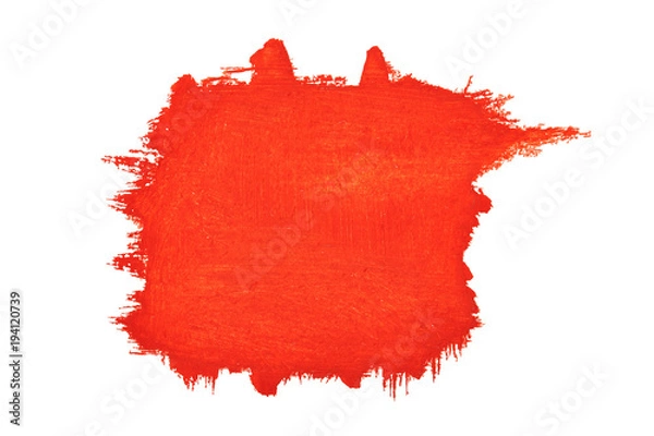 Fototapeta Spot. Paint. Texture. Isolated. For your design. Bright.