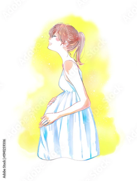 Obraz 穏やかな妊婦さん