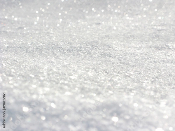 Fototapeta abstract background white soft blurred christmas lights garland