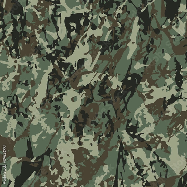 Obraz Abstract Vector Military Camouflage Background