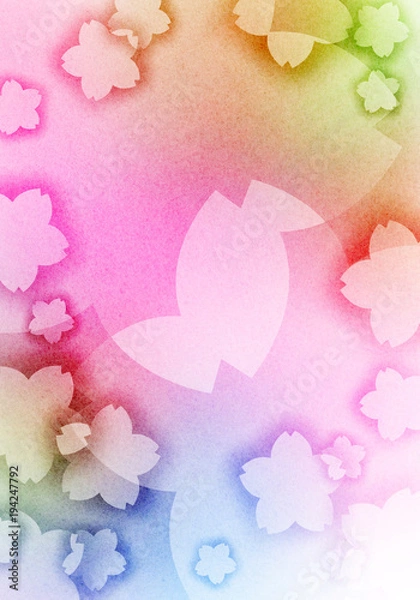 Fototapeta 桜　背景画像