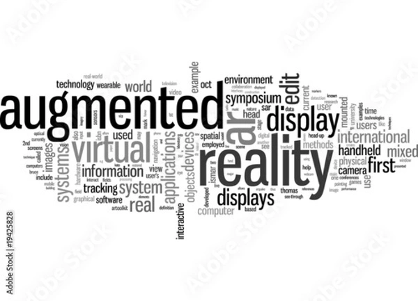 Fototapeta Augmented Reality (AR)