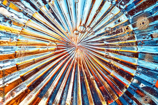 Obraz abstract colorful background, oil drops on water