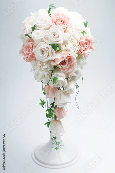 Obraz プリザーブドフラワー　ウェディングブーケ　バラ　