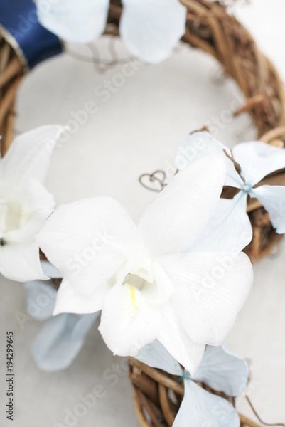 Obraz プリザーブドフラワー　リース　アップ　