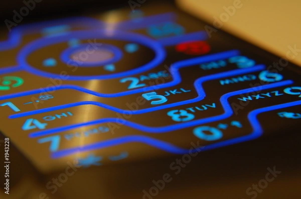 Obraz phone glow day