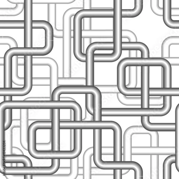 Fototapeta Seamless pipe vector pattern