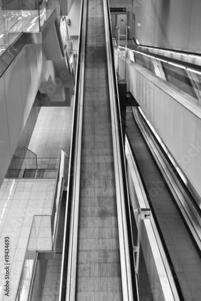 Fototapeta Rolltreppe S/W