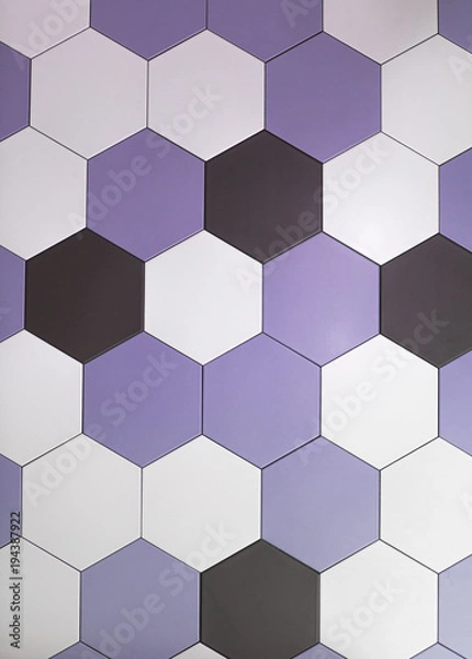 Fototapeta abstract geometric pattern, ceramic tile