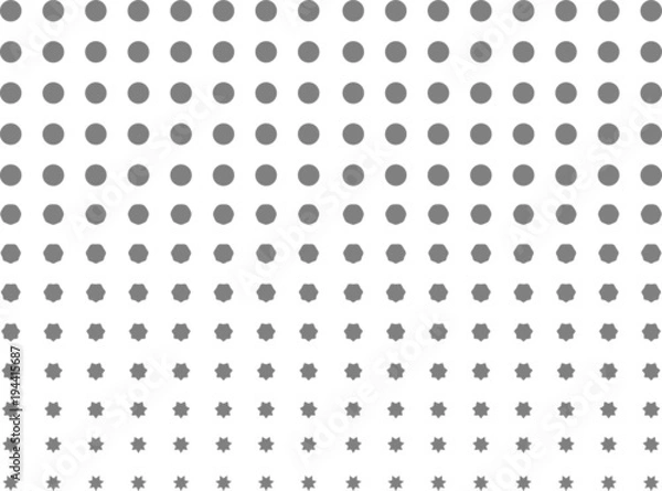 Fototapeta Punkte zu Sternen