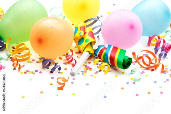 Obraz Birthday arrangement on white.