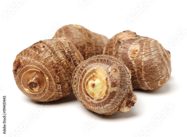 Obraz black backpack on a white background 