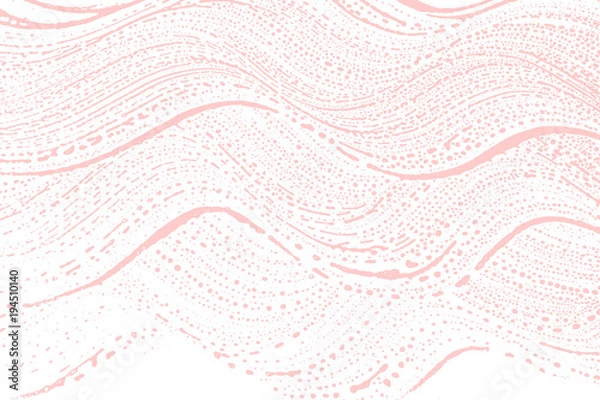 Obraz Natural soap texture. Alluring millenial pink foam trace background. Artistic worthy soap suds. Cleanliness, cleanness, purity concept. Vector illustration.