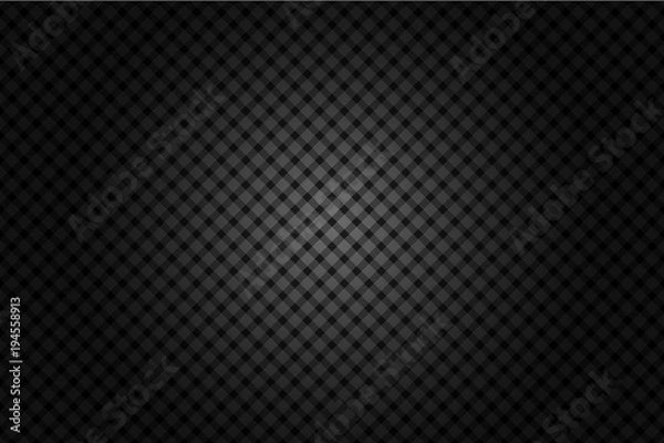 Fototapeta Black lighting background with mirror diagonal stripes. Vector abstract background
