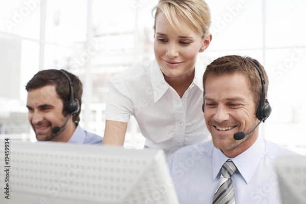 Obraz Young people at work