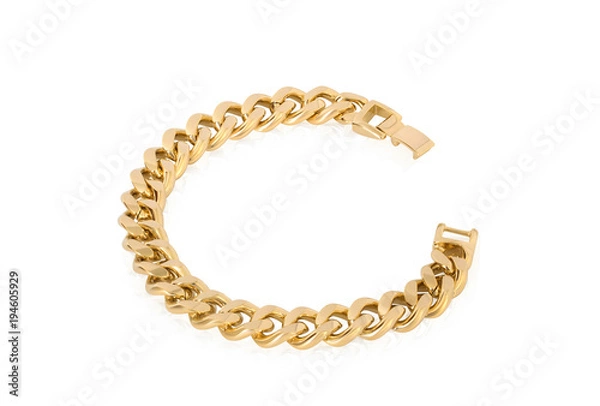 Obraz Gold braslate for men