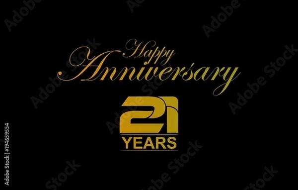 Obraz ANNIVERSARY 21 YEARS