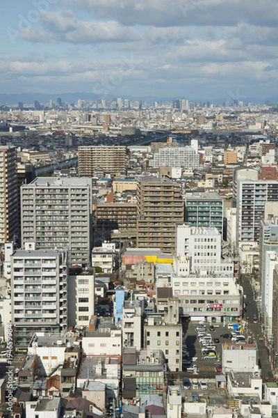 Fototapeta 堺市の街並み