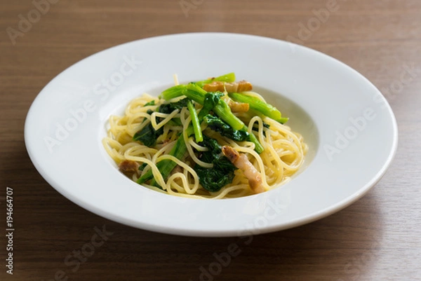 Fototapeta 菜の花ペペロンチーノ