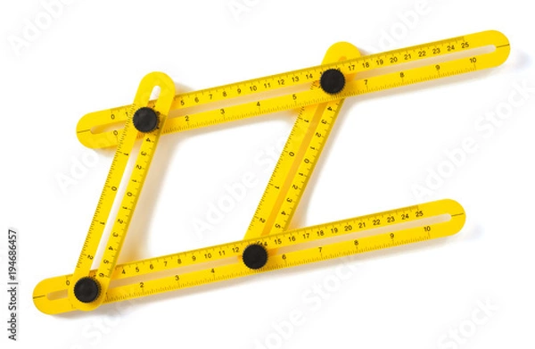 Obraz meter ruler isolated on white