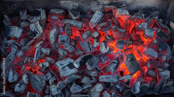 Fototapeta Раскаленные угли