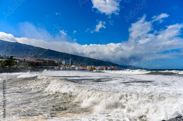 Obraz Sturm auf Teneriffa -  Der Strand San Felipe