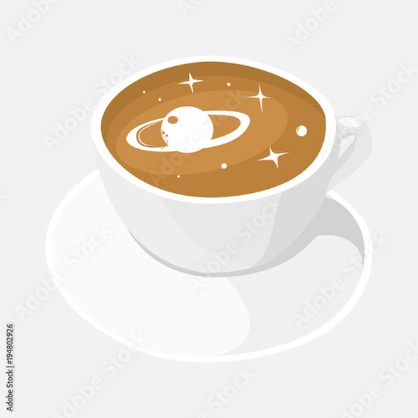 Obraz Cup coffee isolated.