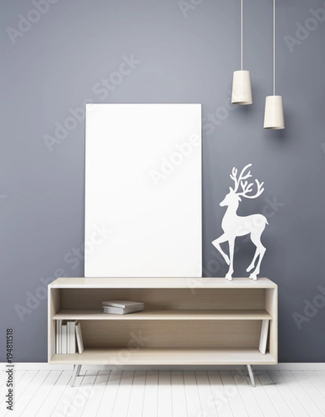 Obraz Frame mockup 3d rendering