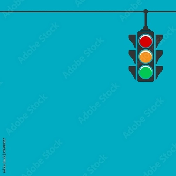 Obraz Traffic light icon