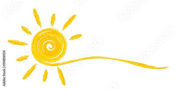 Obraz Letnie jasne słońce.