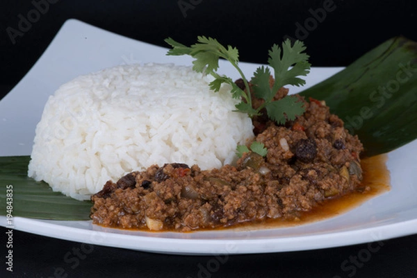 Obraz Minced Ground Beef Creole Picadillo 