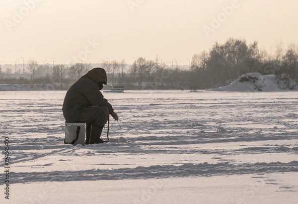Obraz Winter fishing