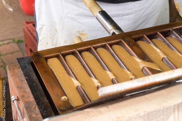 Fototapeta 新潟グルメのぽっぽ焼き