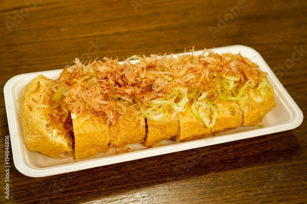 Fototapeta 新潟グルメの栃尾のあぶらげ